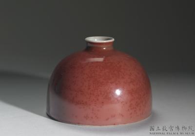 图片[2]-Flat bulbous vase with red glaze, Qing dynasty, Kangxi reign (1662-1722)-China Archive